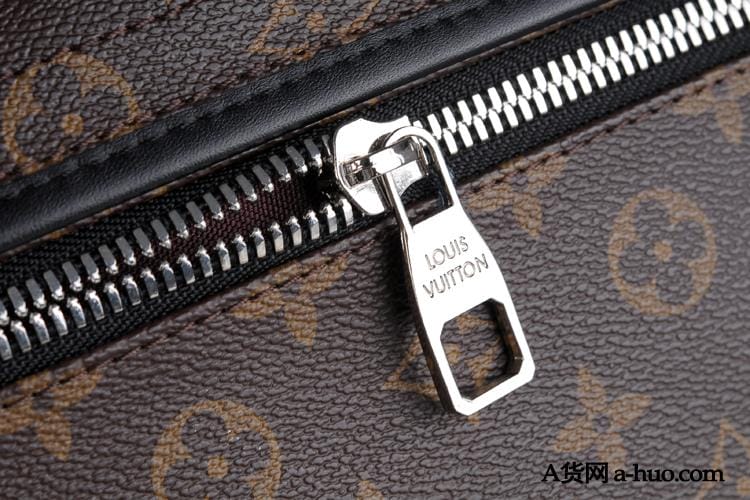 LV灰花色拉链单肩包5